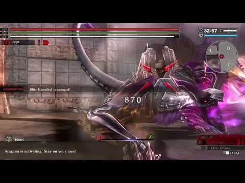 GOD EATER RESURRECTION - Difficulty 13 +1 - Grounded Lightning (Solo w/o Guns or Items) Scythe Meele