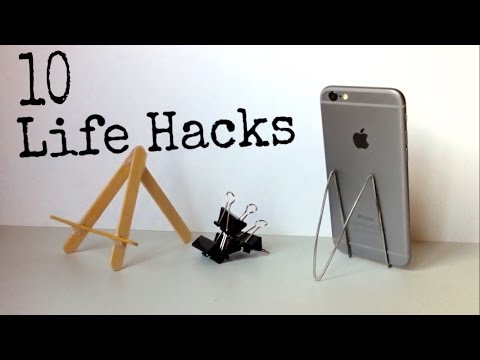 10 Ways to Make the Simplest Holder for iPhone - 10 iPhone Life Hacks