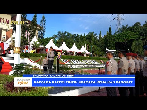 KAPOLDA KALTIM PIMPIN UPACARA KENAIKAN PANGKAT PERSONEL