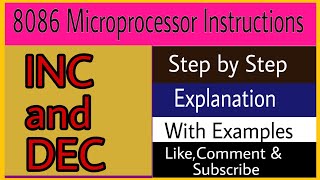 Download lagu INC and DEC Instructions in 8086 Microprocessor mp3