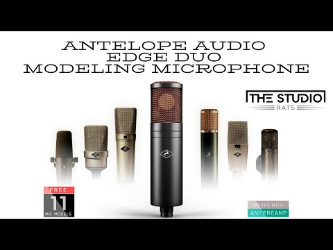 Antelope Audio Edge Duo Large Diaphragm Multipattern Modeling Condenser Microphone 2018 - Present - Black image 10