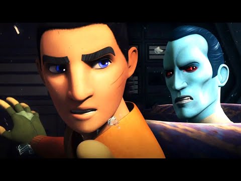 Ezra and Thrawn Disappear Together [4K HDR] - Star Wars: Rebels