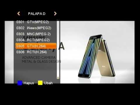 Cara Program Parabola MNC  Gelap Global RCTI Transponder Baru  Satelit Palapa D