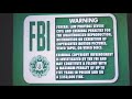 DLC Green FBI Warning NWV M D HE 1997 2000