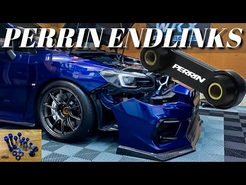 Installing Perrin Front Endlinks On My STI | More Titanium Works Hardware!