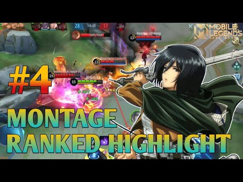 MONTAGE RANKED HIGHLIGHT PART 4 - FANNY FREESTYLE KILL + HOLD MAP BY ASH ID MOBILE LEGENDS