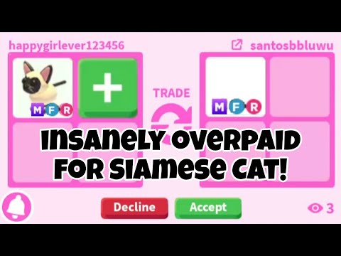 😱😛They INSANELY OVERPAID For My MEGA NEON SIAMESE CAT In Adopt Me! GOT A VERY HIGH VALUE MEGA PET.😱🔥