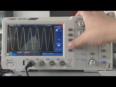 Owon Sds1104 Economical Digital Oscilloscope- 100 Mhz, 4 Channel