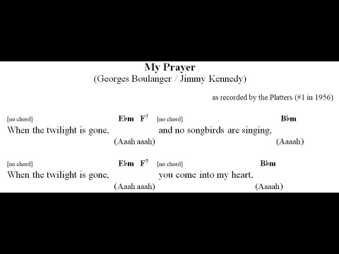 My Prayer - The Platters