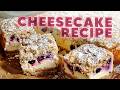 The BEST Blueberry Cheesecake Bars Simple Dessert Recipe Anna Olson