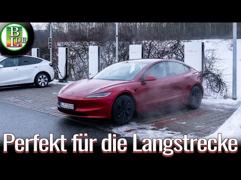 Tesla Model 3 Long Range RWD – 600 km Langstreckentest im Winter | Autobahn, Verbrauch & Laden