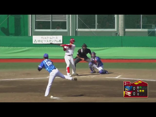 【ファーム】イーグルス・卓丸 叩きつけて先制タイムリーヒット!! 2019/9/25 E-DB(ファーム)