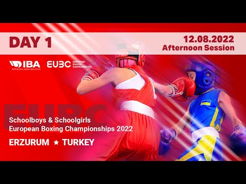 EUBC Schoolboys & Schoolgirls European Boxing Championships 2022 | Day 1 | Afternoon Session