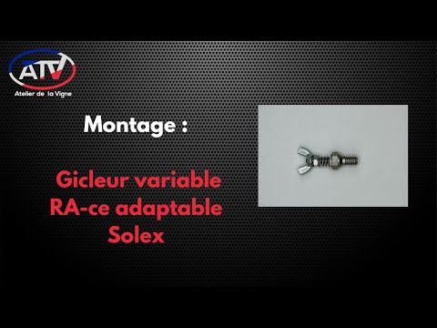 Montage d'un gicleur variable ATV