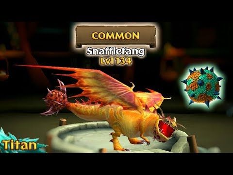 Snafflefang - Titan Mode Max Level 134 | Dragons: Rise of Berk