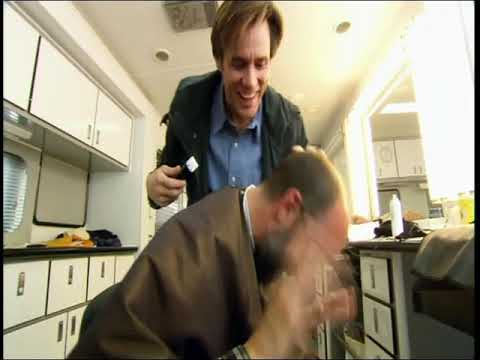 YES MAN - Danny Wallace on set...