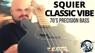 Video thumbnail for Squier Classic Vibe 70's Precision Bass Review by Rumblin Man