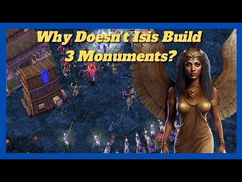 3 Monument ALL-IN | 1v1 Isis vs Odin #aom #ageofempires