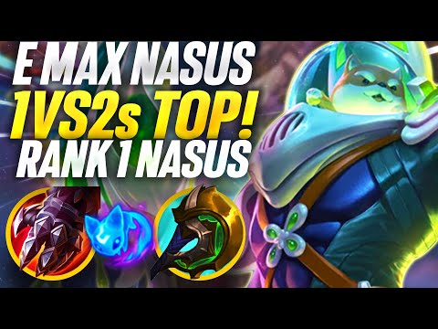 E Max Nasus 1v2s Toplane with ease!  | Carnarius | League of Legends
