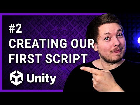 2 | CREATING OUR FIRST C SCRIPT  | Unity For Beginners | Unity Tutorial