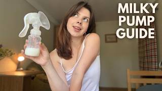 Milk Breast Pump Tutorial | Easy Milk Pumping Routine & Tips | Manual Pump