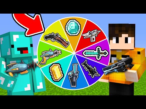 The Roulette of OVERPOWERED Weapons in Minecraft!