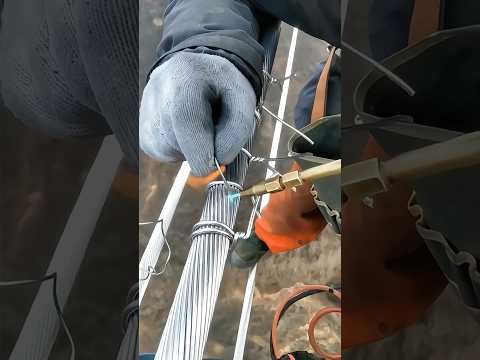 Repairing high-voltage transmission lines process