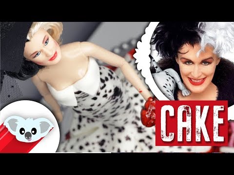 Cruella Deville | Doll Cake | 101 Dalmations | Disney Cake | DIY & How to