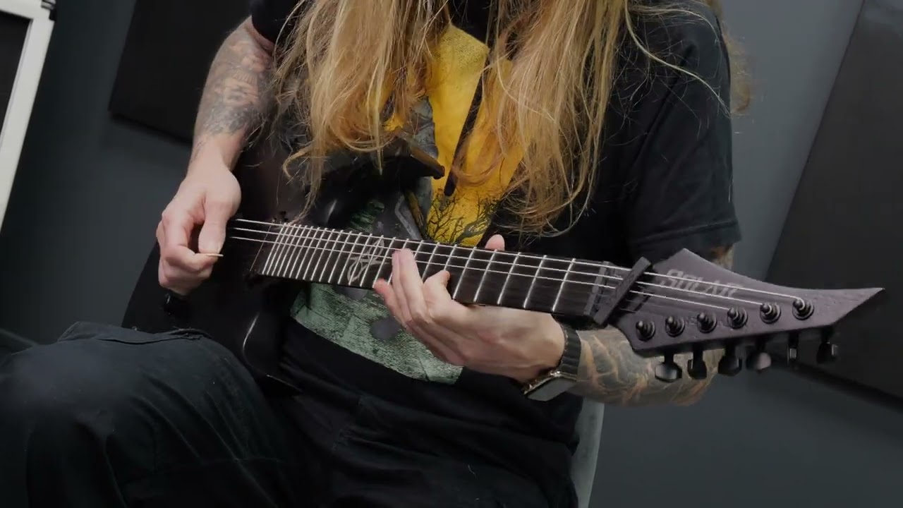 Solar A1.6BOP+ Electric Guitar - Black Open Pore Matte