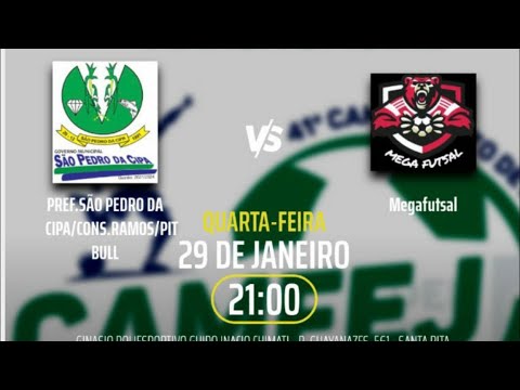 SÃO PEDRO DA CIPA  X MEGA FUTSAL   SEMIFINAL Categoria Principal ⚽🏆