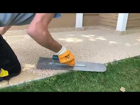 수지 석재 바닥재