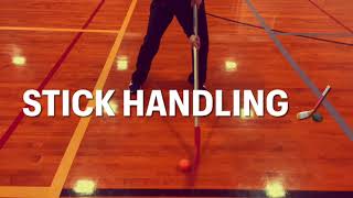 Floor Hockey: Stick Handling, Passing and Receiving