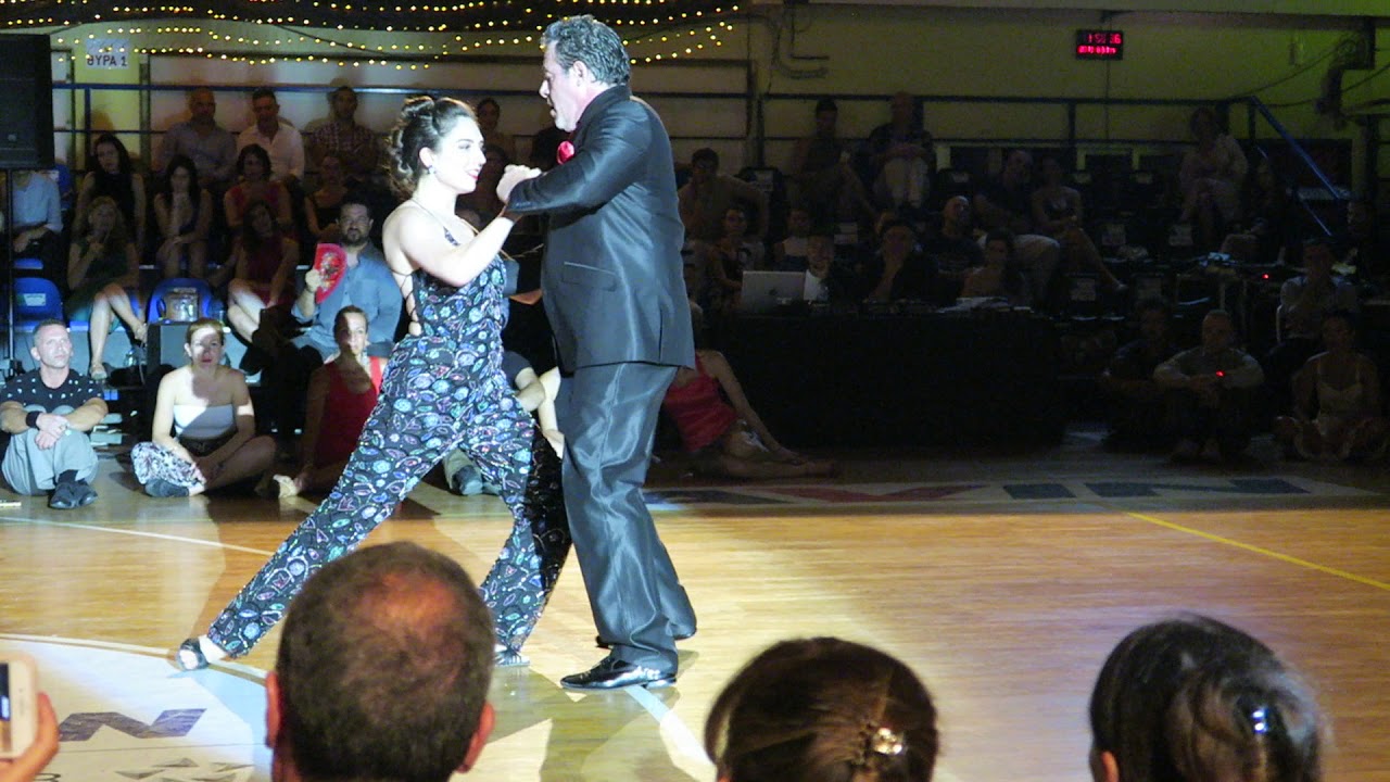 Fabian Salas & Lola Diaz at A Los Amigos Tango Festival, Rythymno Crete 2019 3