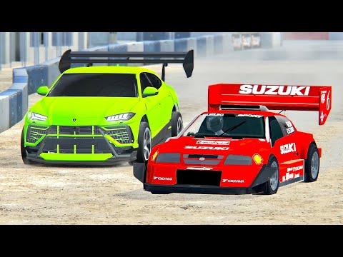 Lamborghini Urus GTR vs Suzuki Escudo Pikes Peak - Off Road Track