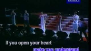 Westlife - Open Your Heart (KTV) (The Best Quality Sound)