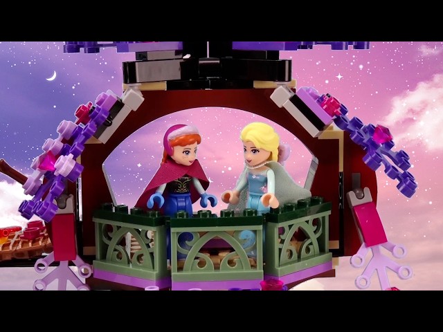 Vídeo relacionado con LEGO | Disney Frozen Castillo de Hielo de Elsa y Aventura en la Nieve de Juguete - Mini Muñecas de Elsa y Anna, Muñeco de Olaf, Vías de Tren y Vagones - Regalo para Niñas de 4+ Años - 43281