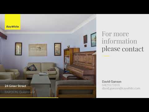 24 Greer Street, Bardon, QLD 4065, 4房, 3浴, 独立屋