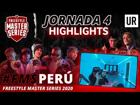 DTOKE REACCIONA A LAS MEJORES RIMAS DE #FMSPERU J4 2020