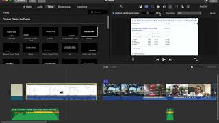 How to reduce background noise from video or  audio in iMovie