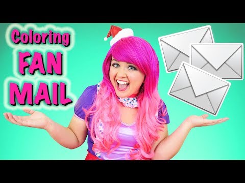 Coloring Fan Mail | Trolls Poppy, Shopkins, Drawings and More! Prismacolor Pencils | KiMMi THE CLOWN