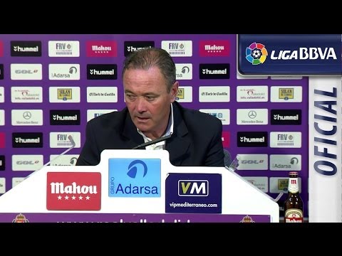 Press Conference JIM after Real Valladolid (1-0) RCD Espanyol - HD
