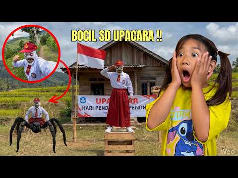 Hati-hati kalau melihat bocil SD upacara sendirian di depan rumah! Ternyata dia bukan manusia biasa