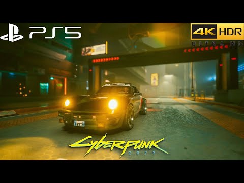 (PS5) Cyberpunk 2077 Next-gen update | Free roam gameplay | [4K HDR 60 FPS]