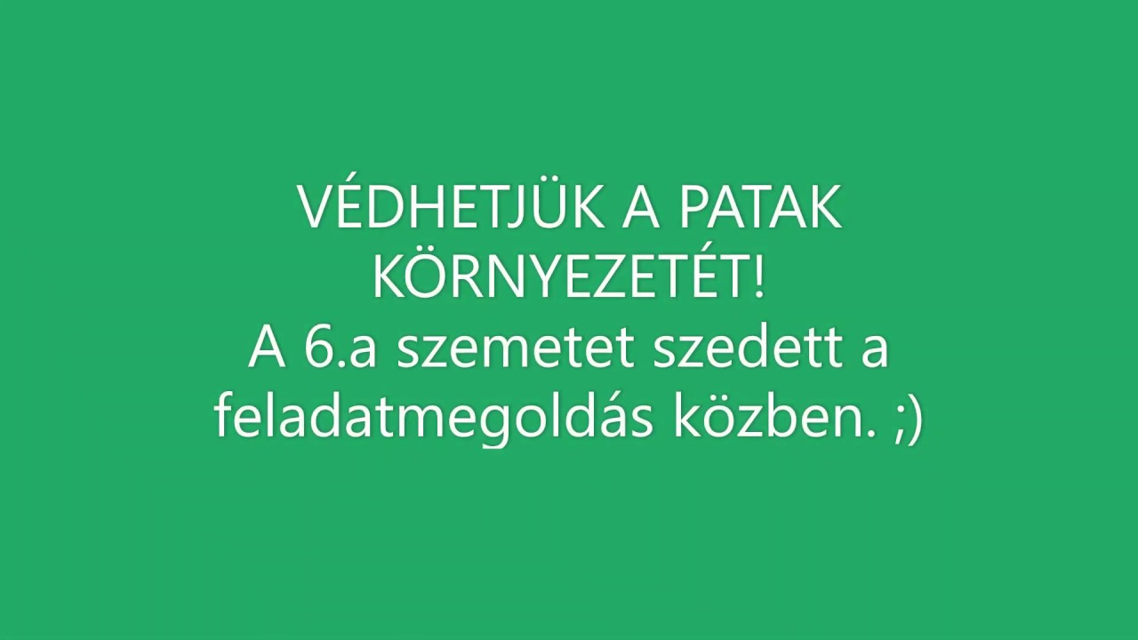 Szemétszedés a Rákos-patak mellett 2019.10.