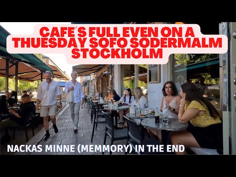 Stockholm Södermalm in SOFO (south of Folkungagatan) a hot spot in the area