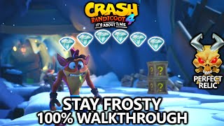 Crash Bandicoot 4 - 100% Walkthrough - Stay Frosty - All Gems Perfect Relic