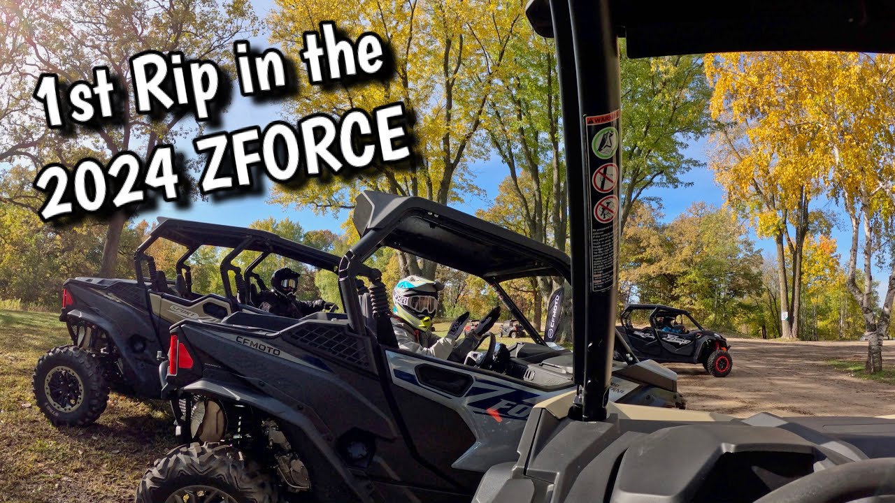 1st Ride in the 2024 CFMOTO ZFORCE Sport 4 Seater | Ride Review