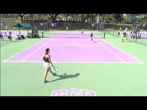 Natsumi Kurahashi/Lingwei Kong v Tiphanie Lemaitre/Destinee Martins - TCU v WICH - 10.04.23