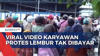 Viral! Video Karyawan PT Sai Apperel Protes Lembur Tak Dibayar