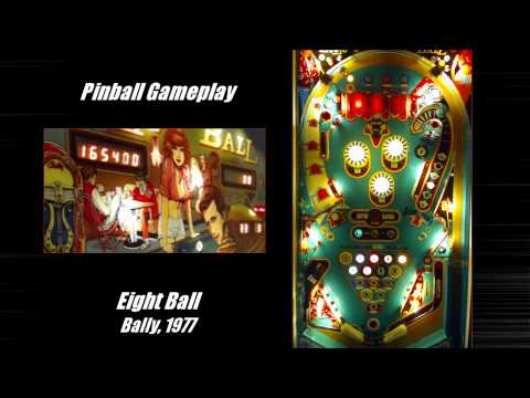 Bally Eight Ball pinball gameplay + commentary